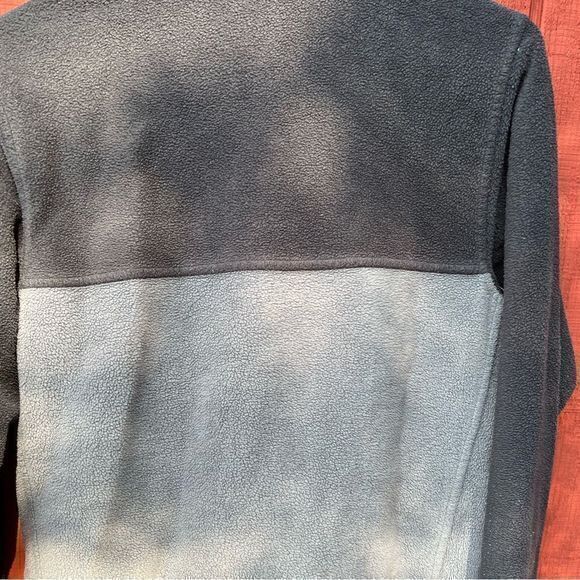 Columbia Men’s Full Zip Fleece Jacket Pockets Long Sleeve‎ Gray Black Small - Picture 4 of 5